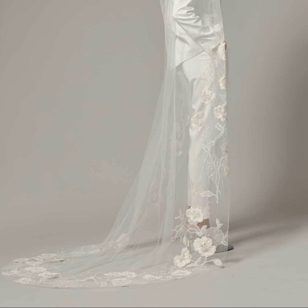 Floravere Cathedral Length Meadow Veil